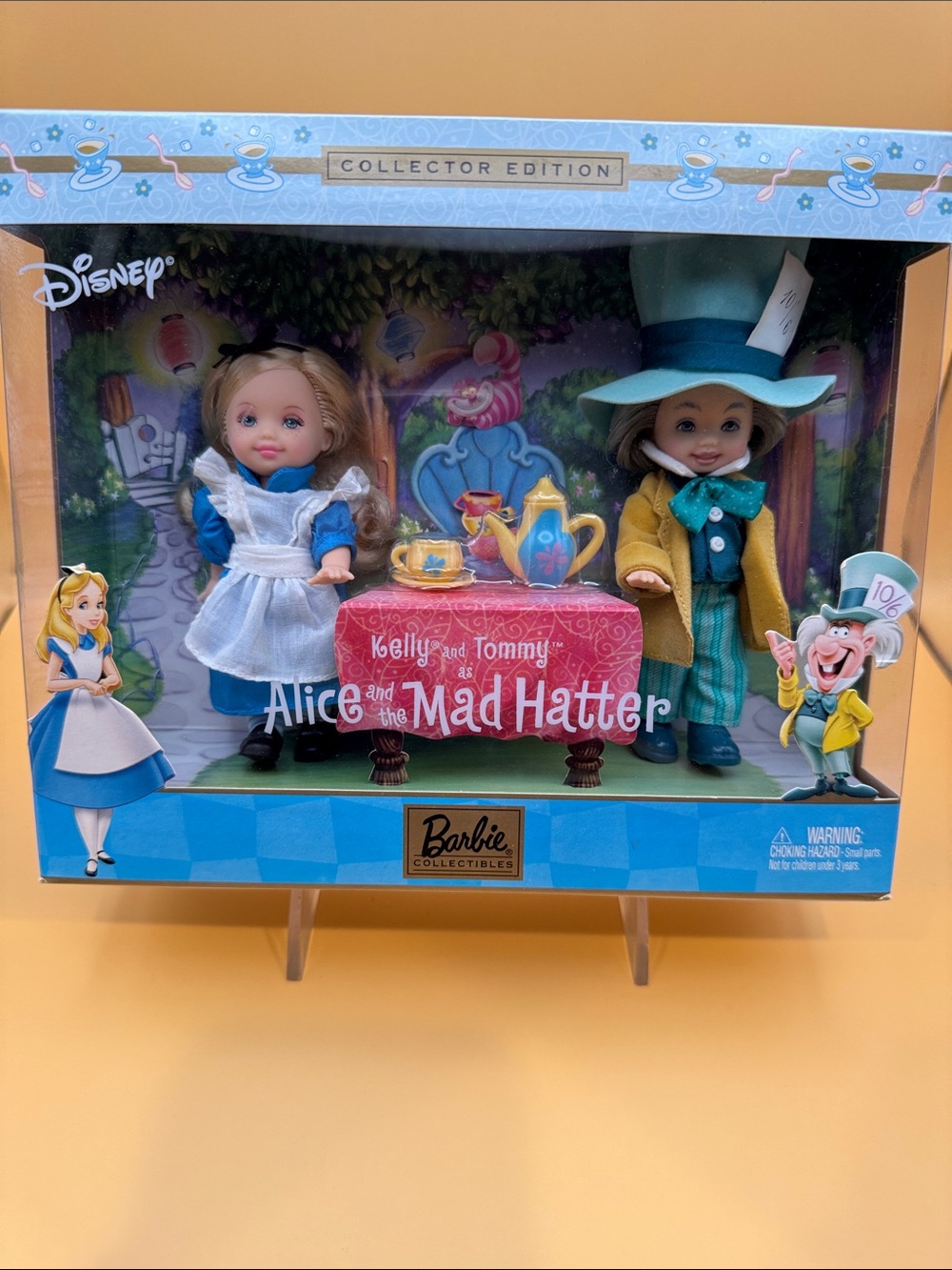Tommy & Kelly as Disney's Alice and the Mad Hatter Barbie Doll Mattel